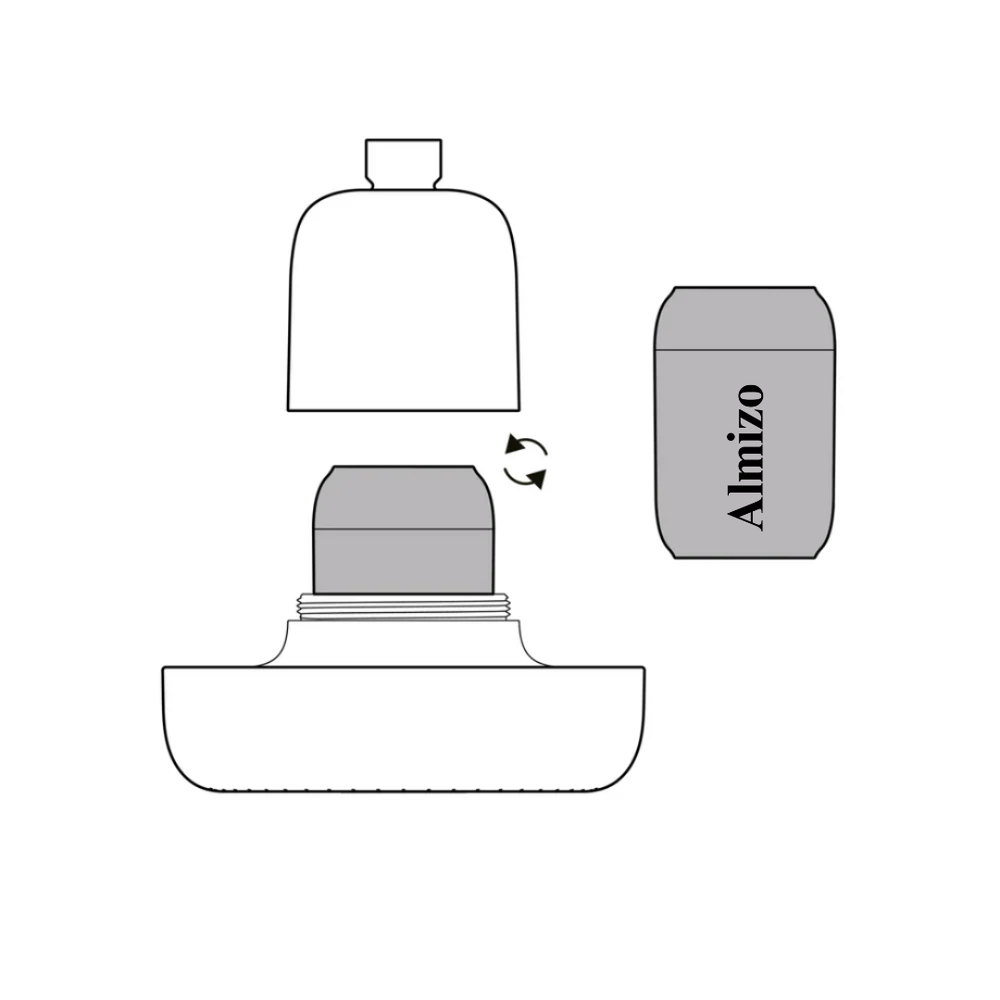 Open to refill your capsule.