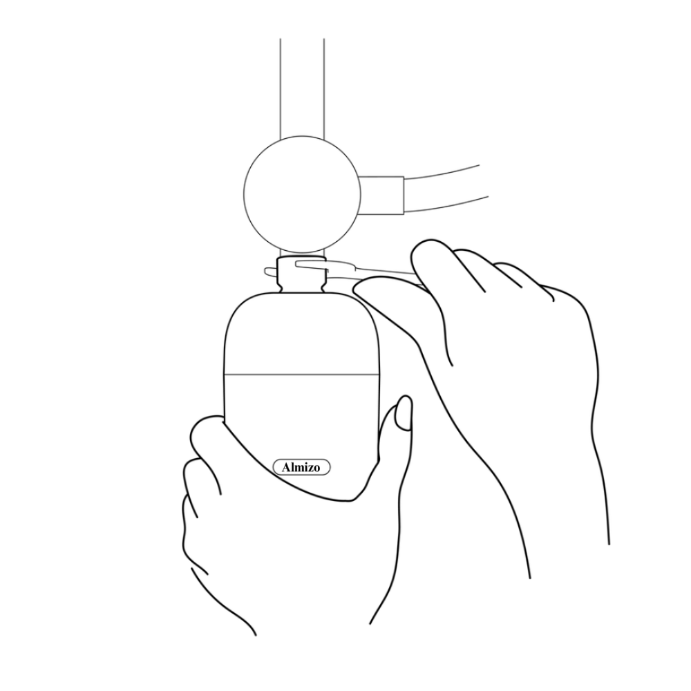 Attach the Shower Filter.