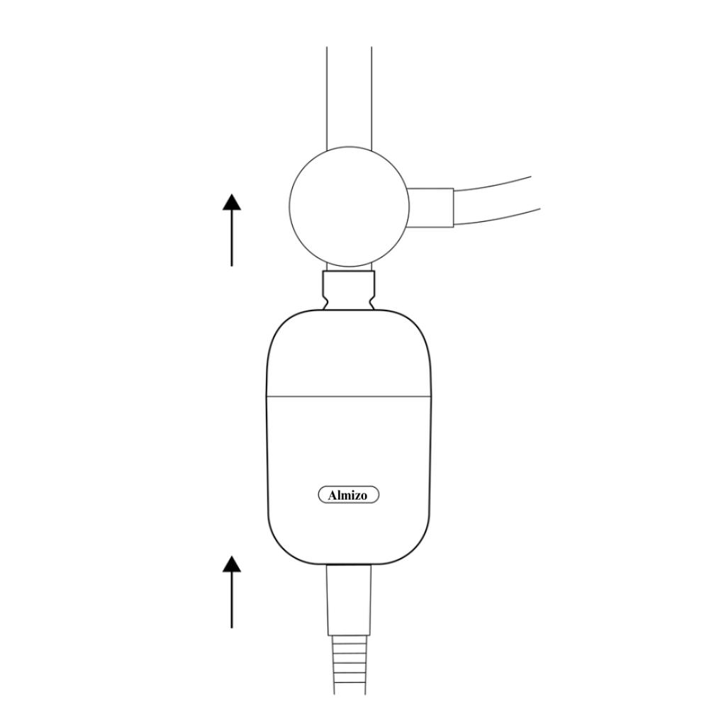 Re-attach to your shower tap.